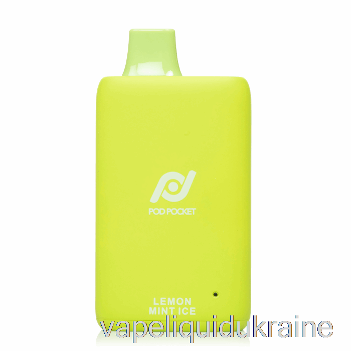 Vape Ukraine Pod Pocket 7500 Disposable Lemon Mint Ice